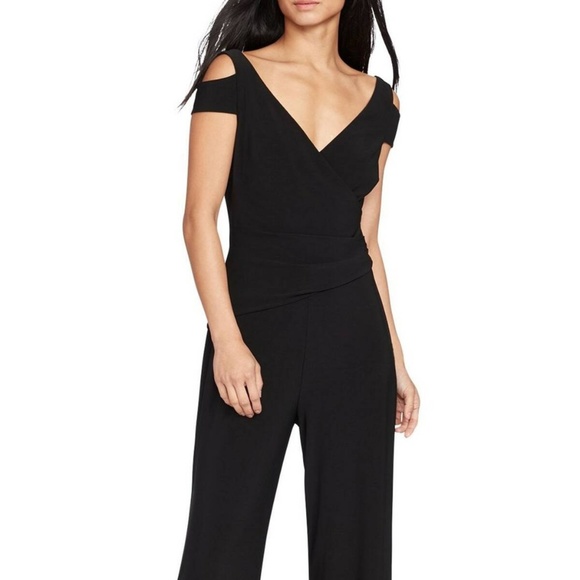 wide leg jersey jumpsuit